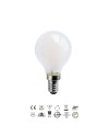 BOMBILLA LED * E14 OPAL ESFERICA – 6.5W - 3000K - 790Lm - 360º